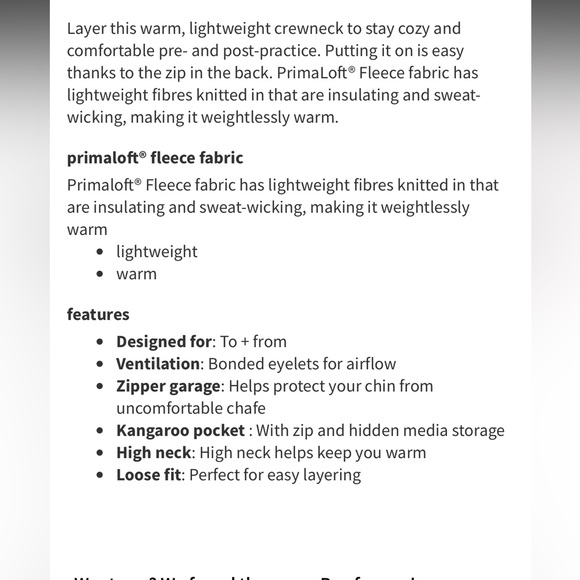 Lululemon Light As Warmth Heathered Medium Grey Crew pullover long sleeve 6 - Picture 5 of 11